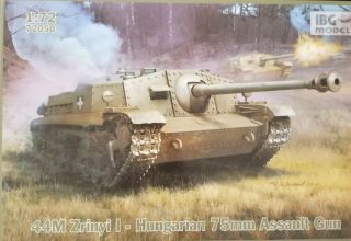 1/72 Ibg 72050: 44m Zrinyi I Hungarian 75mm Assault Gun