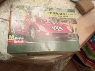 1996 Monogram Ferrari 275p 275 P 1/24 Scale Sports Car Model Italy Italian