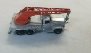 Matchbox Lesney Crane Truck Magirus - Deutz No.  30 Gray & Orange Made In England