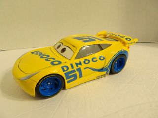 Jada Toys Disney Cars 3 Dinoco Cruz Ramirez 1:24 Yellow Blue Toy 51 Pixar