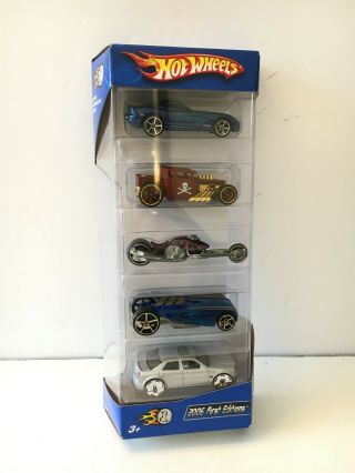 Hot Wheels 2006 First Editions 5 Car Gift Pack W/exclusive Wheels Bone Shaker