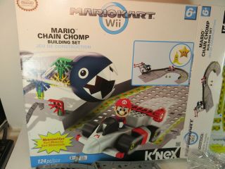 K’nex Mario Kart Wii Chain Chomp Building 124 Pc Set Open Box Bags 38469