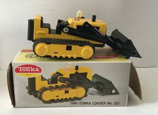 Tiny - Tonka Loader No.  521 Yellow W/ Box