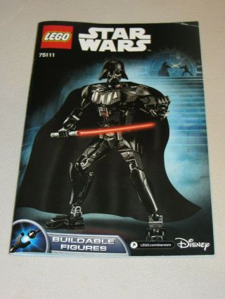 Lego Star Wars Set 75111 Darth Vader Buildable Figure Retired Htf