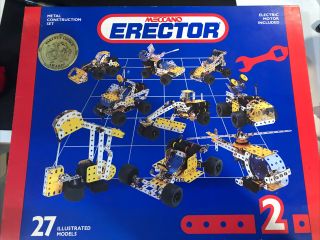 Meccano Erector Set 2 1991 030402 Electric Motor 27 Illustrated Models