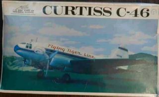 Curtiss C - 46 Williams Bros.  1/72 No Box,  No Windshield