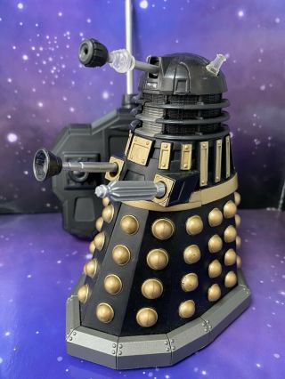 Doctor Who - 5 " Radio Controlled Talking Black Gold Battle Dalek - Battle Sounds