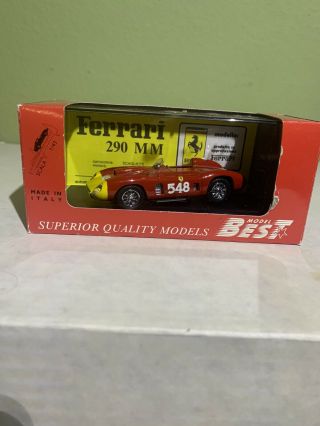 1:43rd Scale Die - Cast Best 1956 Ferrari 290mm 9070/2,  Ds - Gb