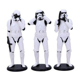 Stormtrooper Figures 3 - Pack Three Wise Stormtroopers Nemesis Now