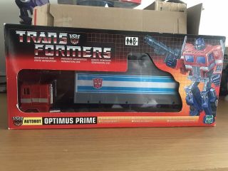 Transformers Optimus Prime G1,  Commemorative Series 1,  Truck,  Trailer And Box Inc