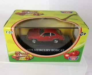 Motor Max Fresh Cherries 1975 Mercury Bobcat Red Die Cast 1:87 Ho Scale 75