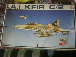 Esci Israel Aircraft Ind Kfir C2 Young Lion Jet Fight Plane 1:48 Scale