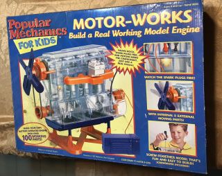 Popular Mechanics For Kids Motor Model Engine Parts Only