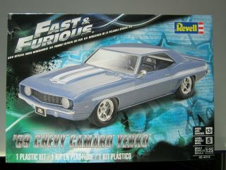 1/25 Scale 69 Revell Fast & Furious Camaro Yenko.  Kit Is Complete.