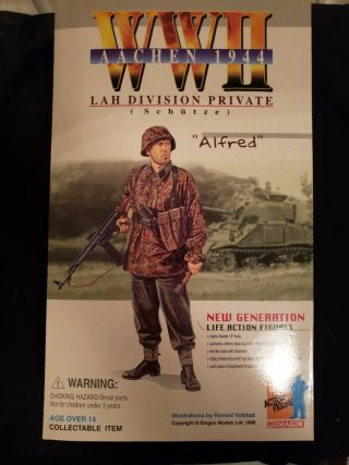 Dragon 1/6 Action Figure Alfred Wwii Aachen 1944 Lah Division Private.
