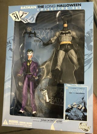 Dc Direct Batman The Long Halloween Batman & Joker Action Figures Collector Set