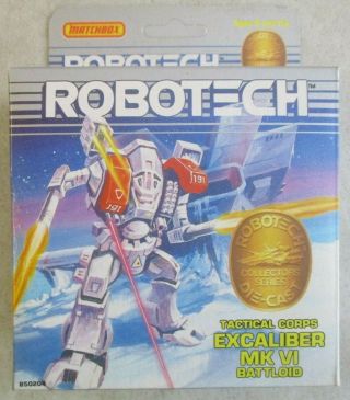 Vtg 1985 Matchbox Robotech Tactical Corps Excaliber Mk Vi Battloid Figure