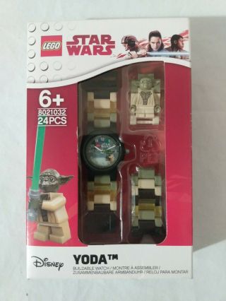 Lego Star Wars Yoda Buildable Watch With Mini Figure 8021032 Never Opened