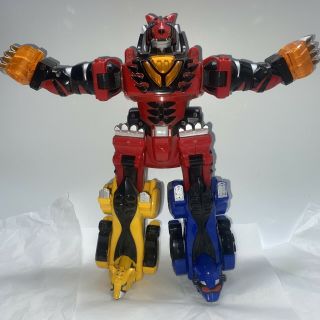 Bandai Power Rangers Deluxe Jungle Fury Pride Spinning Electronic Megazord 2007