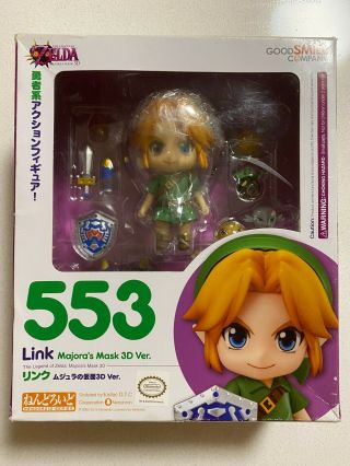 Authentic Good Smile Company Zelda 553 Nendoroid Link: Majora 