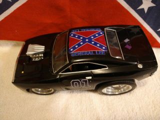 Dukes of Hazzard CUSTOM Black General Lee 1:24 DieCast Metal Car Joyride RC2 2