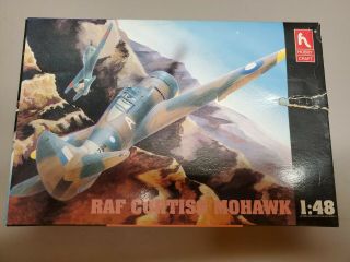 Hobbycraft Model Plane Raf Curtiss Mohawk Ww2 Fighter 1/48 Jc - Jl Kit Hc1546