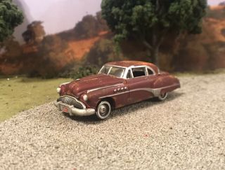 1951 Buick Riviera Rusty Weathered Barn Find Custom 1/64 Diecast Car Rust