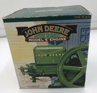 John Deere Model E Engine Ertl 1/6 Scale 4969 Battery Operated