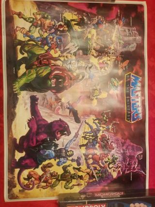 Vintage Masters Of The Universe Poster 1984