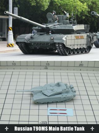 1/144 Resin Kits Russian T90ms Main Battle Tank