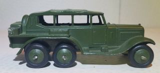 Vintage Dinky Toys - Pre - War Army Reconnaissance Car 152b - Made In England 2