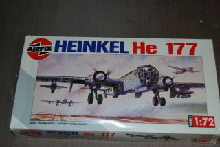 1/72 Airfix Heinkel He.  177 Grief German Heavy Bomber Builder Kit See Photos