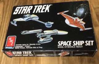 Amt Star Trek Space Ship Set Model Kit 6677