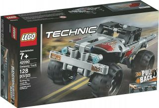 42090 GETAWAY TRUCK lego set LEGOS technic pull back motor RACE CAR 3