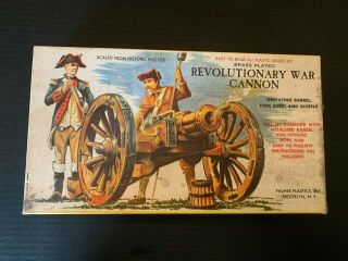 Vintage Revolutionary War Cannon Palmer Plastic Model
