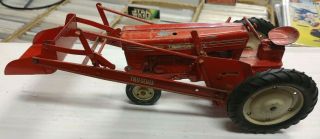 Tractor Loader Bucket Tru Scale Farm Implement Vintage Vtg 50s 60s 1:16