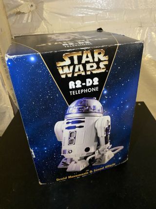1997 Star Wars Soundtrax Electronic R2 - D2 Telephone W Sound Effects