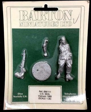 Zombie Apocalypse Barton Miniatures 1/35 Us Seal Vietnam 1968 Metal Figure