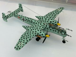 Heinkel He.  219 UHU,  1/72 scale built & finished for display,  good. 2
