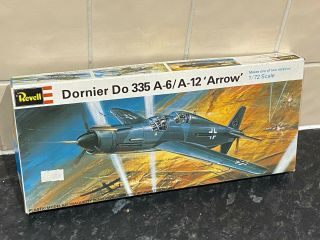 Revell 1/72 Dornier Do.  335a - 6/a - 12 " Arrow ",  Ex - Frog Kit.