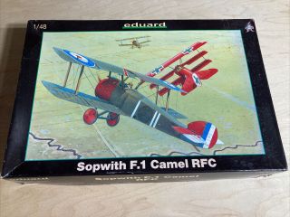 Eduard 1/48 Scale Sopwith F.  1 Camel Rfc Plastic Model Kit