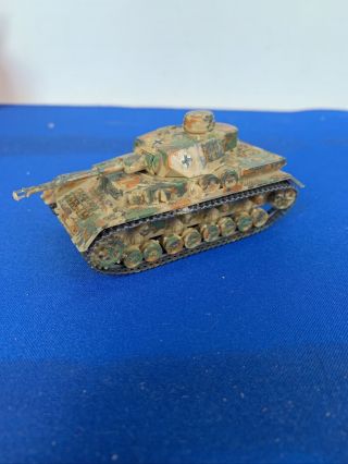 Built Esci Panzer Iv German Tank Kit 1/72 Scale Painted Detailed