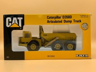 1990 Ertl Cat Caterpillar D350d Articulated Dump Truck 1:50 Diecast Car