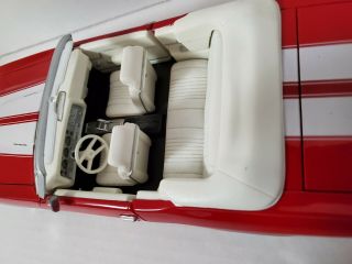 MAISTO 1:18 DIECAST RED 1972 CHEVROLET CHEVELLE SS 454 CONVERTIBLE COWL HOOD 3