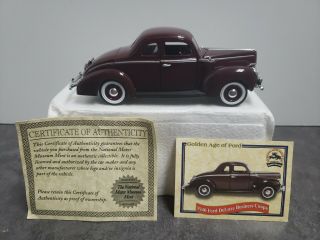 National Motor Museum Collectible 1940 Ford Deluxe Business Coupe 1:32