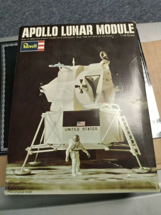 Vintage 1969 Revell Apollo Lunar Module Model Kit H - 1842:150