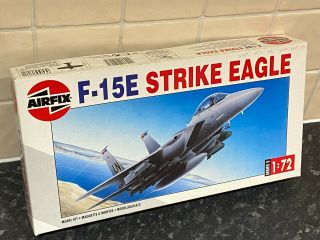 Airfix 1/72 Mcdonnell Douglas F - 15e Strike Eagle,  1993 Issue.
