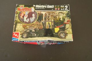 The Munsters Koach Model Kit Amt/ertl 30098 1/25 Scale George Barris Complete