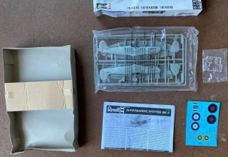 Revell Spitfire Mk II 1/48 Scale Model Kit,  Parts factory,  Fair box 5239 3