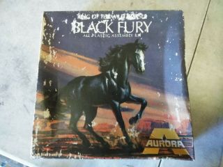 Vintage 1969 Aurora Black Fury King Of The Wild Horses Model Kit